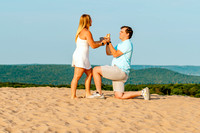 Dillon Proposes to Cortney @ Lake Michigan Overlook-09125