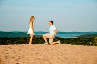 Dillon Proposes to Cortney @ Lake Michigan Overlook-01413