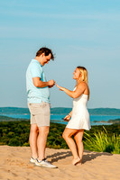Dillon Proposes to Cortney @ Lake Michigan Overlook-09161