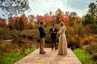 Amber + Dave's Intimate River Wedding